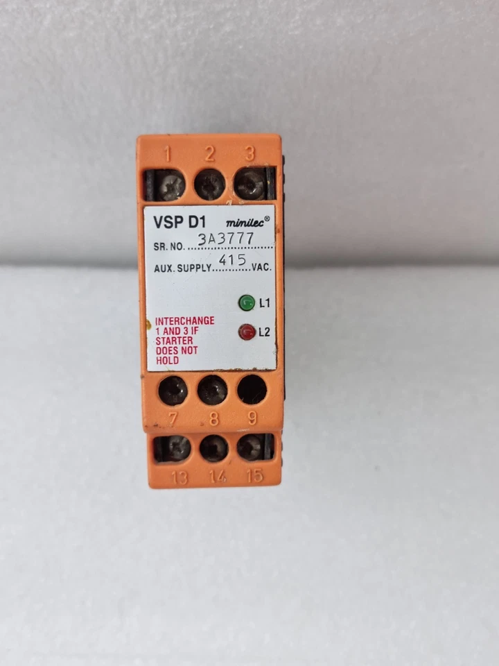 MINILEC VSP D1 PHASE FAILURE RELAY FREE SHIP